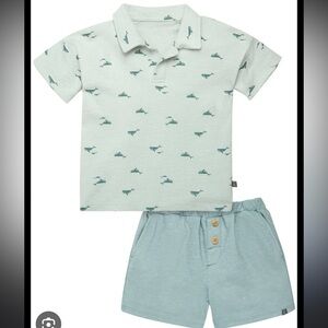 Whale Modern Moments Shirt and Shorts Set